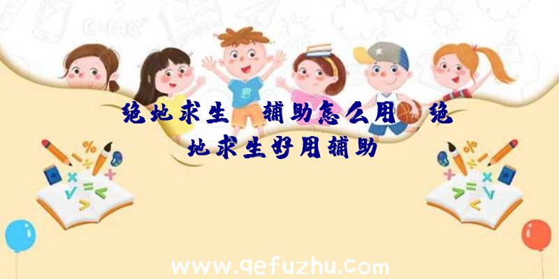 「绝地求生gm辅助怎么用」|绝地求生好用辅助